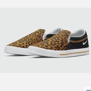 Nike kids Leopard Slip-On Sneaker